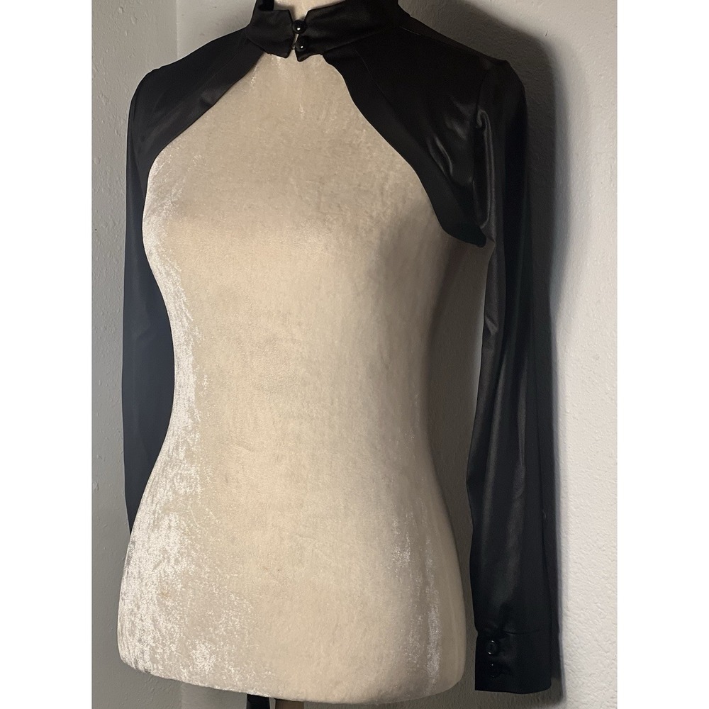 MONACO Black Long Sleeve Bolero Shrug – Private Label Cover-Up Small - Picture 2 of 6